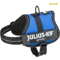 Julius-K9 IDC Powergeschirr, 2XS / Baby 2: 33–45 cm / 18 mm, blau
