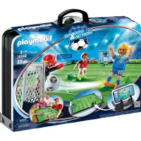 Playmobil , Große Fußballarena zum Mitnehmen, Sports & Action, 70244