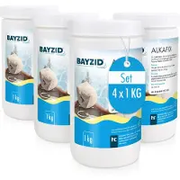Höfer Chemie 4x1 kg BAYZID Alkafix zur Anhebung der Alkalinität (TA) und Stabilisierung vom pH Wert