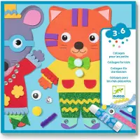 Adlibris Kreatives Collagenspiel Little Friends