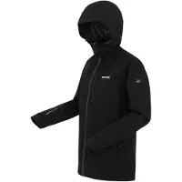 Regatta Birchdale II Funktionsjacke Damen mit Kapuze, Farbe:Schwarz, Größe:46