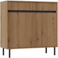 Selsey Osaka - Sideboard 2-türig mit 2 Schubladen, Eichenholzoptik Evoke, 100 cm