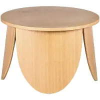 Selsey Vivially - Couchtisch rund, Eichenholzoptik, Ø 60 cm