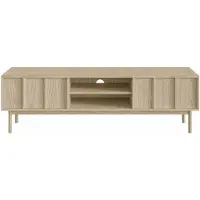Selsey Neksto - TV-Lowboard mit 2 Schubladen, Eichenholzoptik, 170 cm