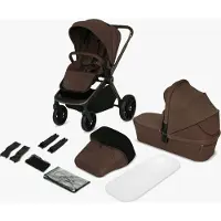 Lionelo MIKA Plus 2-in-1 Kombikinderwagen, Mocha Mousse