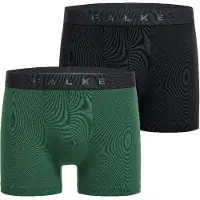 Falke Boxershorts Daily Comfort Herren Black / Green (2er-Pack)-XXXL