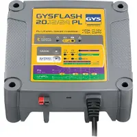 GYS GYSFLASH 20.12/24 PL Autobatterie Ladegerät Batterieladegerät 12 24V für KFZ LKW Motorrad 026049
