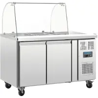 Polar Serie U 2-Türige Gn-Saladette Mit Schutzhaube