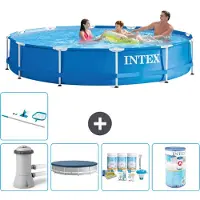 Intex Frame Pool Rund - 366x76 cm - 6-teilig S31715