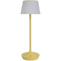 Naeve Solar-Akku-Tischleuchte "Emmi" in Gelb/ Weiß - EEK E (A bis G) | Gr.: onesize