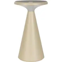 Naeve LED-Solar-Tischleuchte "Palu" in Beige - (H)20 x Ø 11,5 cm | Gr.: onesize