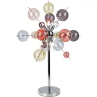 Näve Tischlampe Explosion, Multicolour, für Wohn- / Esszimmer, Glas, Tischlampe
