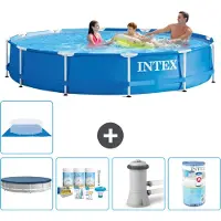 Intex Frame Pool Rund - 366x76 cm - 6-teilig S31545