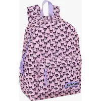 Hello Kitty Kuromi 14,1" Laptop Kinder Rucksack 17L, Lila/Pink