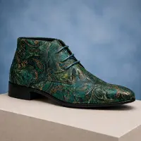 Lureaux Moss Mirage High - - Schöne bunte Schuhe - Einzigartiger Druck - Herren
