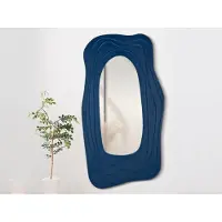 Dmora Spiegel Tiete 90x165h cm blau Rahmenmaterial Glas
