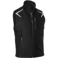 Kübler BODYFORCE Softshell Weste schwarz 4XL - 7125 5375-99-4XL - schwarz