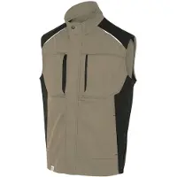 Kübler ACTIVIQ Weste sandbraun/schwarz S - 7250 5365-2599-S - sandbraun/schwarz