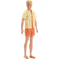 Barbie Anziehpuppe "Fashionista Style, Ken Nr. 252 - blond", orange (bunt), Puppen, KinderH:30cm, Anziehpuppe, H:30cm