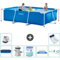 Intex Rechteckiger Frame Pool - 300x200x75 cm - 8-teilig S30173