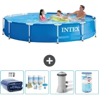 Intex Frame Pool Rund - 366x76 cm - 5-teilig S31543