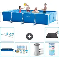 Intex Rechteckiger Frame Pool - 450x220x84 cm - 7-teilig S30251