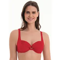 Rosa Faia Beach Unwattierter Bikini BH Hermine | Grösse: 42C | Farbe: Rot