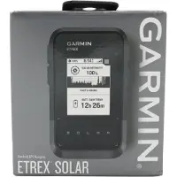 Garmin eTrex Solar, 5,49 cm (2.16"), 240 x 320 Pixel, 33 x 44 mm, 28 MB, Handgeführt, Schwarz, Grau