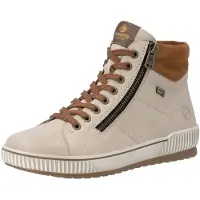 Remonte Sneaker aus Leder mit Warmfutter, Reißverschluss und verstärkter Zehen- & Fersenkappe