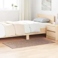 vidaXL Anti-Rutsch Shaggy Teppich Creme 160 x 160 cm PP