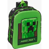 Minecraft 3d 6l Rucksack Grün Kinder Grün One Size