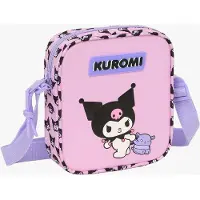 Hello Kitty Kuromi Schultertasche, Lila/Pink