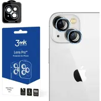 3MK Lens Protection Pro iPhone 15 Pro 6.1" niebieski/blue Ochrona na obiektyw aparatu z ramką montaż