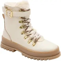 Les tropéziennes Lederstiefeletten „Valeria“ Weiß | Gr.: 36