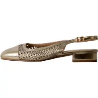 Poti Pati Riemchen-Pumps - Gold