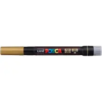 Posca 181681 Posca Brush Tip Gold Filzstift