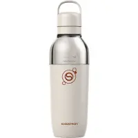 SodaStream Isolierflasche – Fizz&Go Easy-Mix – 0,71 l – Für Sprudelwasser und Wassersprudler – Hält 6 Stunden kalt – Sand