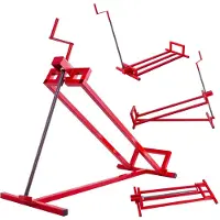 Costway Hebevorrichtung Hebebühne Reinigungshilfe für Rasentraktor Rasentraktorheber Aufsitzmäher Heber 400KG stufenlos verstellbar