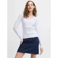 JJXX Langarm-T-Shirt in Bright White | Gr.: S