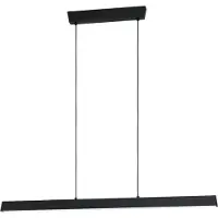 Eglo connect Smarte Hängelampe Connect Simolaris-z, dimmbar, schwarz, für Wohn- / Esszimmer, Metall, Modern, Smart Home Pendelleuchte