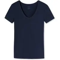 Schiesser T-Shirt Damen 144097 Naturschönheit Nightblue-XXXL