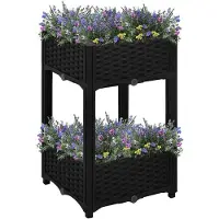 vidaXL Hochbeet 40x40x71 cm Polypropylen