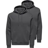 Only & Sons Sweatshirt / Hoodie Connor in Grey Pinstripe | Gr.: M