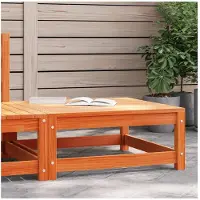 vidaXL Gartenhocker Wachsbraun 70x70x30 cm Massivholz Kiefer