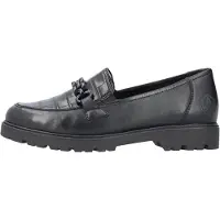 Rieker Damen Halbschuhe 45561-01 schwarz 39