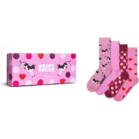 Happy socks Socken 4er-Pack Pink Socks Gift Set Unisex Pink-Schuhgröße 36 - 40