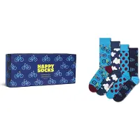 Happy socks 4er Pack Unisex Socken - Geschenkbox, Classics, gemischte Farben