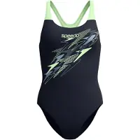 Speedo Badeanzug "Medley Medalist" für aktives Schwimmen geeignet, Endurance+ Material, Medalist-Rücken