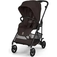 Cybex Melio Carbon, Betthimmel, Reisesystem-Kinderwagen, Unisex, Faltbar, Braun