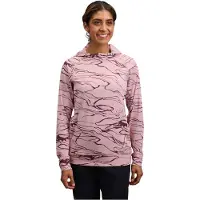 Black Diamond - Stretch-Kletter-Kapuze-T-shirt &ndash; Damen / Frau &ndash; W Alpenglow Hoody Relief-Meadow Rose-Fig - W Alpenglow Hoody Relief-Meadow